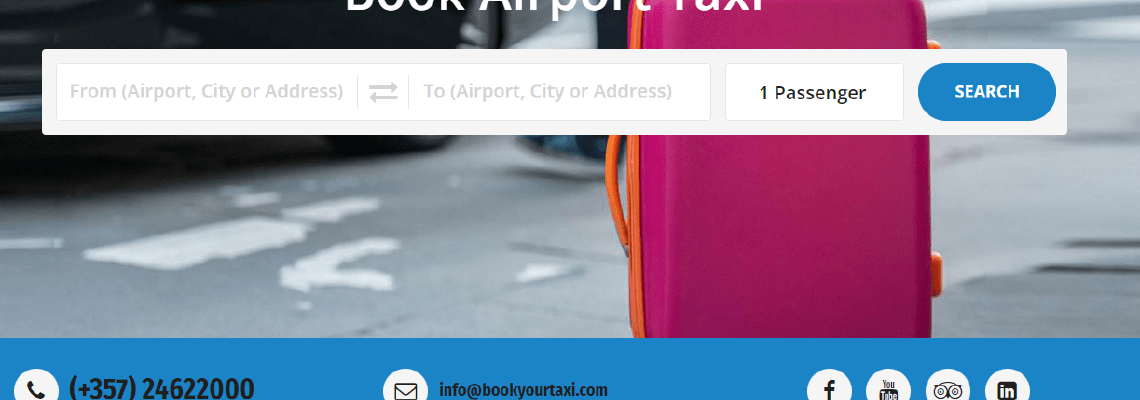 Book a taxi at Larnaca Airport