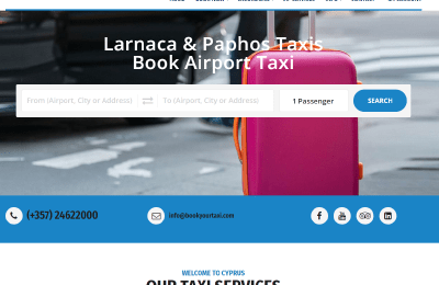 Book a taxi at Larnaca Airport